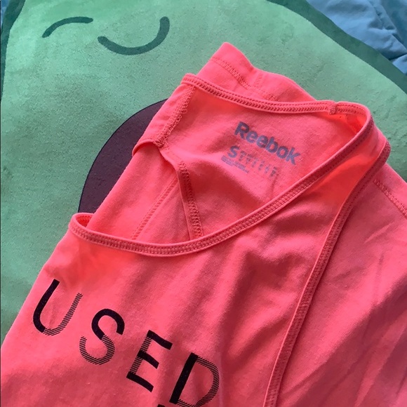 Coral Reebok workout tank - Picture 5 of 7
